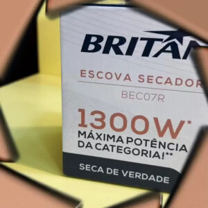Escova Secadora Britânia BEC07R 4 Em 1 1300W Cabo Giratório Rosa - Imagem 7