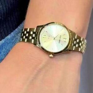 Relógio Mondaine Feminino Dourado Clássico com Semijoias Kit 32606lpmkde1k1 - Imagem 2