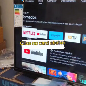 Smart TV AIWA 32” Android HD Borda Ultrafina HDR10 Dolby Áudio AWS-TV-32-BL-02-A - Imagem 2