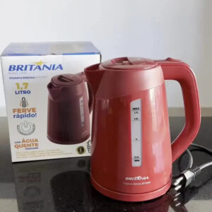 Chaleira Elétrica Bch06p 1,7 Litros Preta Britânia 220v Preto - Imagem 2