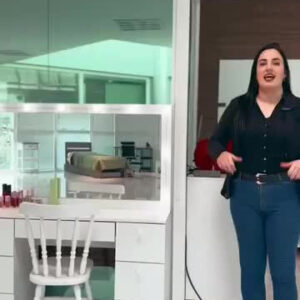 Penteadeira Ditália 7 Gavetas Pe-80 Branco Uv Acetinado - Imagem 2