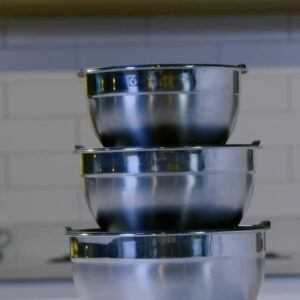 Electrolux Kit Bowls Tigelas em Inox com Tampa Plástica 3 Unidades Utensílios Domésticos de Cozinha - Imagem 2