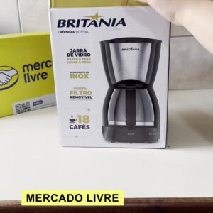 Cafeteira Britânia 18 Cafezinhos Bcf19a Jarra De Vidro 550w Cor Preto - Imagem 2