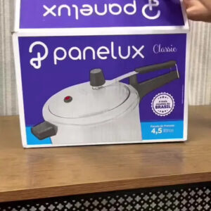 Panela de Pressão 4,5L Panelux Classic Alumínio Polido Inmetro Alça Ergonômica Fogo Médio - Imagem 2