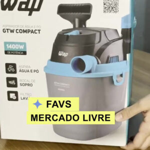 Wap Aspirador De Pó E Líquido Portátil Gtw Compact 1400w - Imagem 2