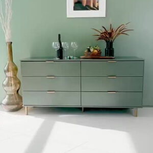 Cômoda Ditália 6 Gavetas Dm-243 Verde Oliva Cozy - Imagem 7
