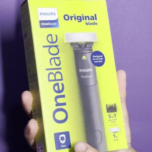 Barbeador e Aparador Elétrico Philips OneBlade com Pente 5 em 1, Sem Fio e À Prova D'Água - QP1425/10 - Imagem 2