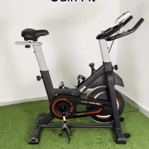 Bicicleta Ergométrica Para Spinning Mecanica 8kg Odin Fit Cor Preto/Vermelho - Imagem 2