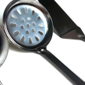Kit 5 Utensílios Para Cozinha 100% Aço Inox 25cm - Imagem 2