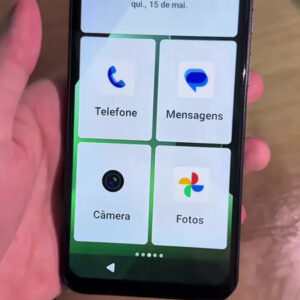 Smartphone SeniorEasy para Idosos 128gb 4gb RAM Tela Grande - Imagem 2