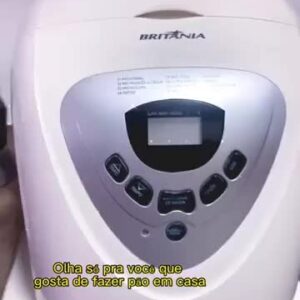 Panificadora Multipane 12P Com Função Timer e Antiaderente Potência de 550W Cor Preto Britânia - Imagem 2