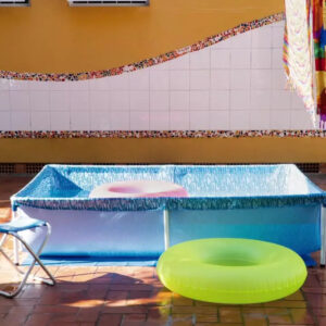 Piscina Retangular Pequena 1000 Litros Portátil - Mor - Imagem 2