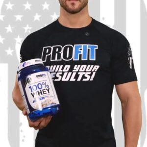 100% Whey - Isolado E Concentrado Refil 900g - Profit Sabor Baunilha - Imagem 2