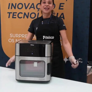 Fritadeira Air Fryer Philco PAF16A 4 Em 1 Painel Digital 16l Preto - Imagem 2