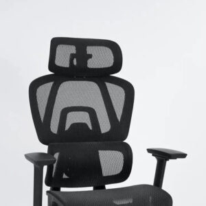 Cadeira Ergonomica,Cadeira Escritorio FivDaily L780, Giratória Reclinável 145°, Encosto Elevável Ajustável, Lombar Flutuante, Cabeça 8D, Braços 5D, Base Aço, Apoio Para Pés Para Home Office, Preto - Imagem 2