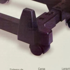 Carrinho para cpu suporte Nobreak Gabinete com Rodinhas Preto Force Line - Imagem 2