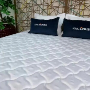 Cama Box King Size Alford 193x203x66 Bege C/ Molas Ensacadas - Imagem 2