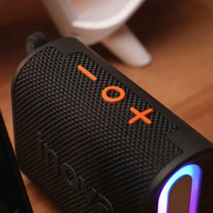 Mini Caixa De Som Portatil , Inova Caixa de Som pequena com Radio FM E RGB, caixinha som bluetooth À Prova D'água IP67, Caixa De Som Potente Para Moto Bike, Bateria 15h, TWS Som Estéreo Grave - Imagem 2