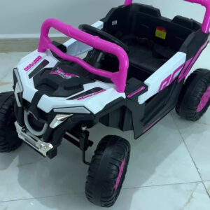 Carro Utv Elétrico Wild Rosa Para Criança Abre Portas Luz Led Com Musica Bribri UTV Wild Racer - Imagem 2