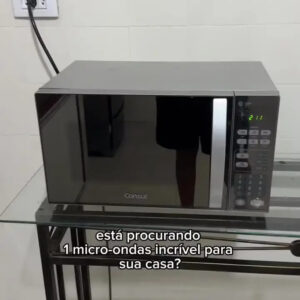 Micro-ondas CM020BF 20 Litros Espelhado com Função Descongelar Cor Cinza e Inox Consul - Imagem 2