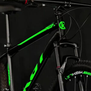 Bicicleta aro 29 KGT aço carbono freios a disco suspensão 21 marchas preta azul quadro 17 - Imagem 2