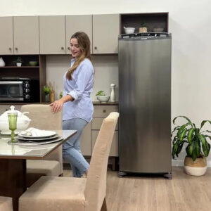 Sala Jantar Madesa Evelin Mesa Tampo Vidro Com 4 Cadeiras Cor Rustic/Crema/Imperial Desenho do tecido das cadeiras Liso - Imagem 2