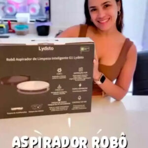 Robô Aspirador De Pó Inteligente Passa Pano Lydsto G1 Limpeza 3 em 1 Compatível XIAOMi Home APP - Imagem 2