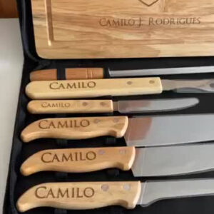 Kit Churrasco Personalizado - 8 Peças - Imagem 2