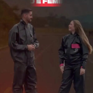 Capa Chuva Motoqueiro Impermeável Pvc Star Combate Feminina - Imagem 2