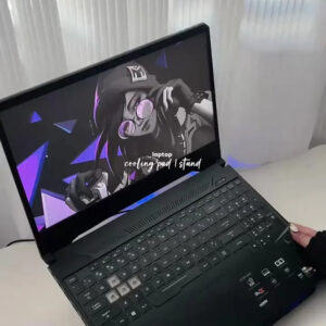 Suporte Mesa Notebook Cooler Led Refrigerada Base Ajustável - Imagem 2
