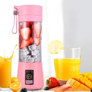 Mini Liquidificador Portátil Shake 6 Laminas + Cabo Usb - Imagem 6