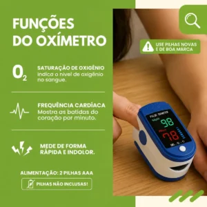 Kit Monitor de Pressão Digital e Oxímetro com Termômetro Infravermelho para Testas - Imagem 4