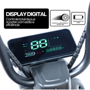 Bicicleta Elétrica Nado C2 1000W Bateria Removível 48V 60km Preto - Imagem 4