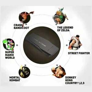 Video Game Adaptador 20mil Jogos 2 Controles 4k Hdmi Retro - Imagem 8
