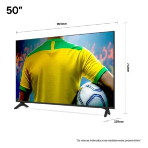 Smart TV 4K 50" LG QNED73 Portal de Games Processador AI α7 Ger8 4K Super Upscaling Google Cast Integrado Controle AI Magic WebOS 25 Modo Esportes Alerta de Esportes - Imagem 3