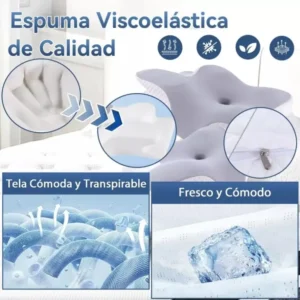Travesseiro Ortopédico Cervical 2 Em 1 Para Dormir - Imagem 7