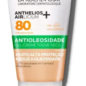 Protetor Solar Facial Antioleosidade com Cor FPS80 Controle da Oleosidade por 12h Reduz Oleosidade e Toque Seco Cor 2.0 Airlicium+ Anthelios La Roche Posay 40g - Imagem 1