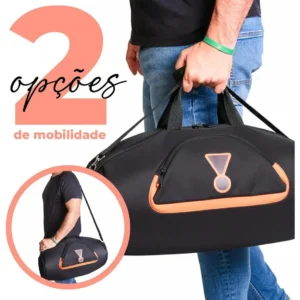 Capa Case Bolsa Jbl Boombox 4 Reforçada Transporte Seguro Cor Preto - Imagem 7