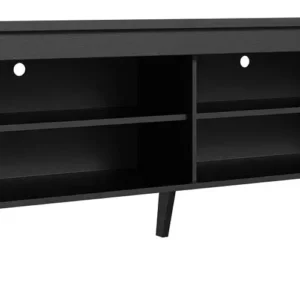 Rack Para Tv Até 65 Polegadas Com Pés Turim Madesa Cor Preto XM6997 - Imagem 5