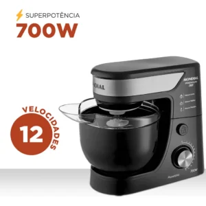 Batedeira Planetária, Mondial, 700W - BP-01P-B - Imagem 3