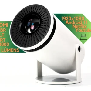 Projetor Portátil 4k Hd Android 11.0 Smart Wifi 5g Bluetooth - Imagem 3