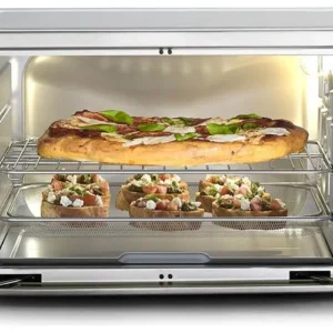 Forno E Fritadeira Sem Óleo Oster 42l French Door 2 Em 1 Cor Prateado - Imagem 4