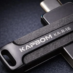 Pen Drive 16gb Otg Tipo C Usb 3.0 Metálico Alta Velocidade Chumbo Kapbom - Imagem 3