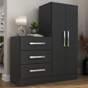 Cômoda 2 Portas 3 Gavetas Rodial Dunas Wt - Imagem 1
