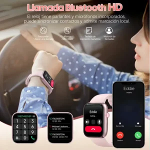 Relógio Smartwatch Inteligente Chamadas Bluetooth 3 Pulseira - Imagem 6