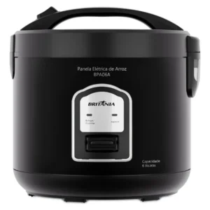 Panela de Arroz Britânia, Preta, 220V - BPA06A - Imagem 1