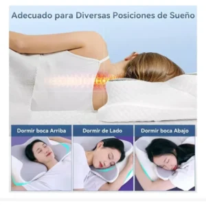 Travesseiro Ortopédico Cervical 2 Em 1 Para Dormir - Imagem 6