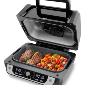 Fritadeira Elétrica Air Fryer WAP Cozinha Barbecue com Painel Digital e 12 Funções Preto e cinza - Imagem 1