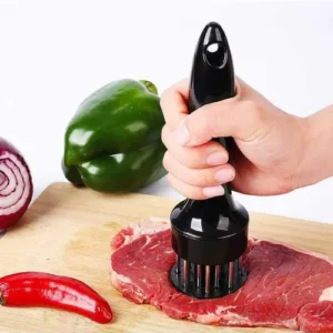 Amaciador De Carne Manual Churrasco Furador Bife Carne Cor Preto - Imagem 7