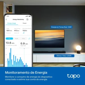 Tp-link Tomada Inteligente Wi-fi Tapo P110 10a Bivolt - Imagem 5